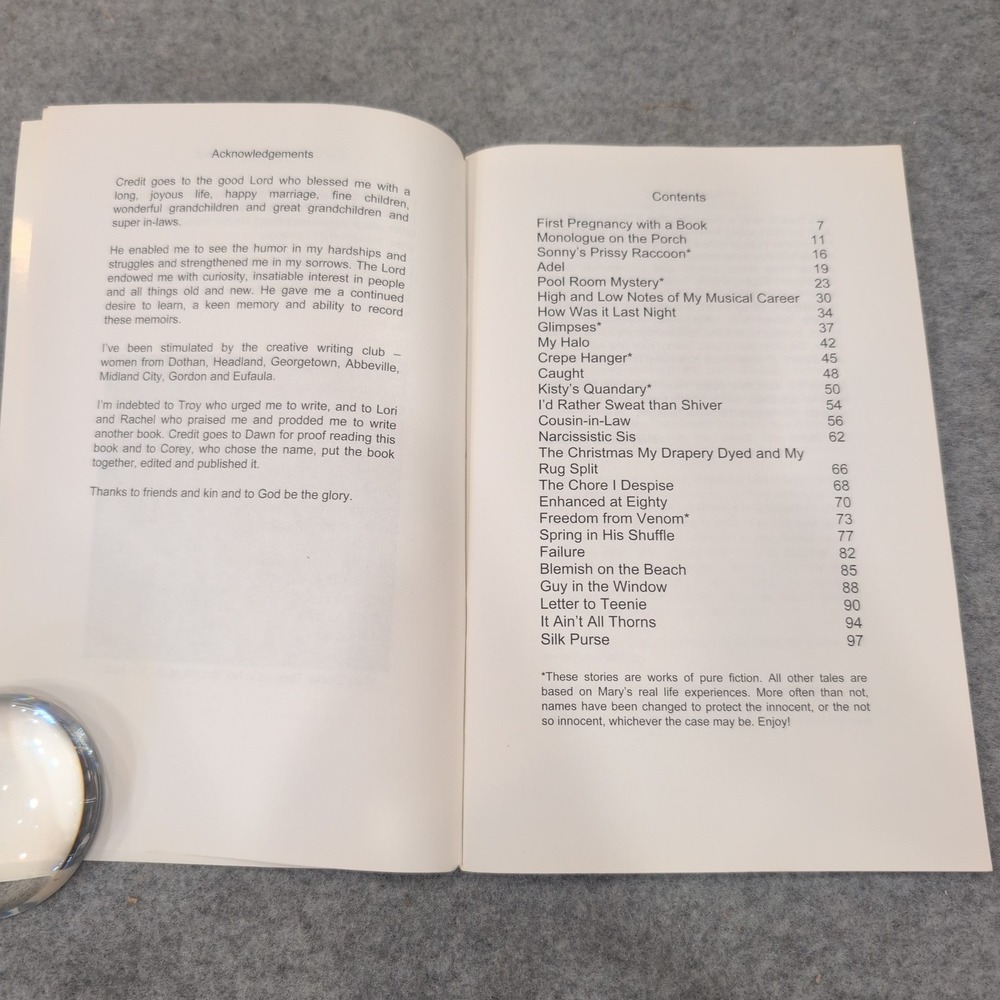 Long Life Short Stories Mary Dozier Thomas Signed Paperback Memoirs Anthology - Picture 3 of 3
